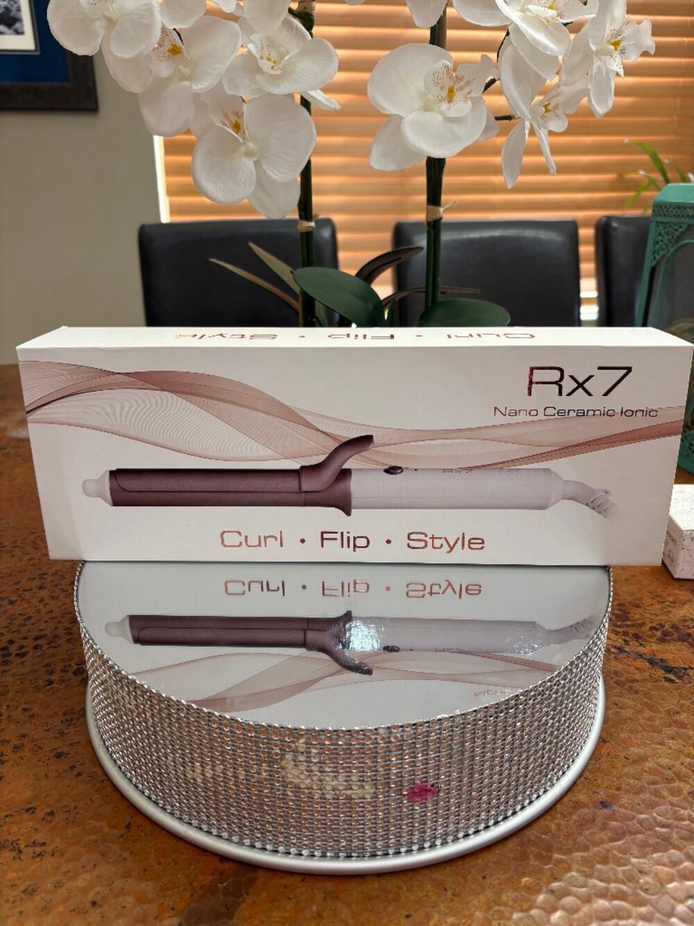 Rx7 Nano Ceramic Ionic Professional Salon Styler 1" Barrel curling iron - Picture 5 of 5